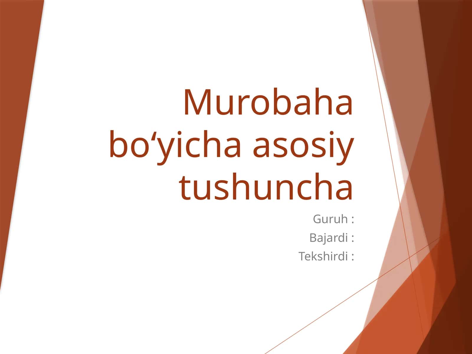 Murobahabo‘yichaasosiytushuncha