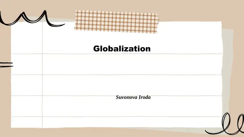Globalization