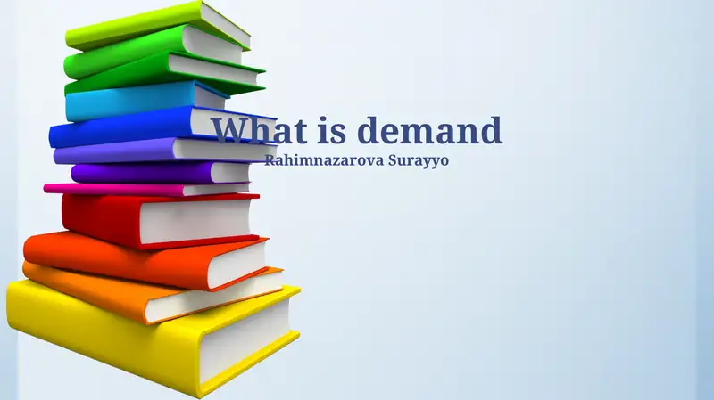 Defining Demand