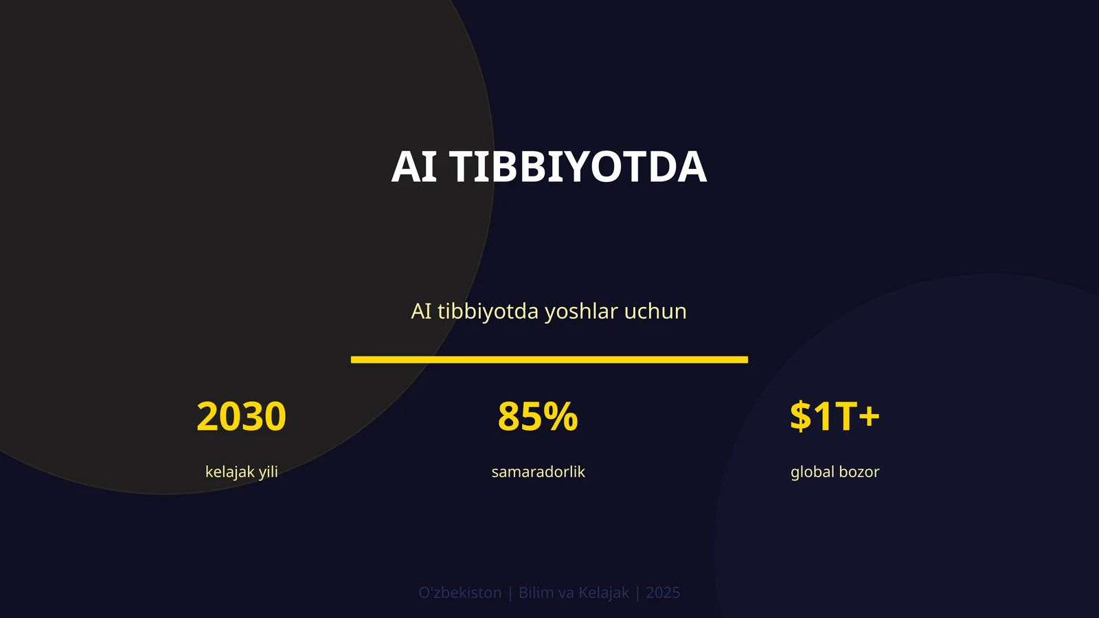 AI tibbiyotda