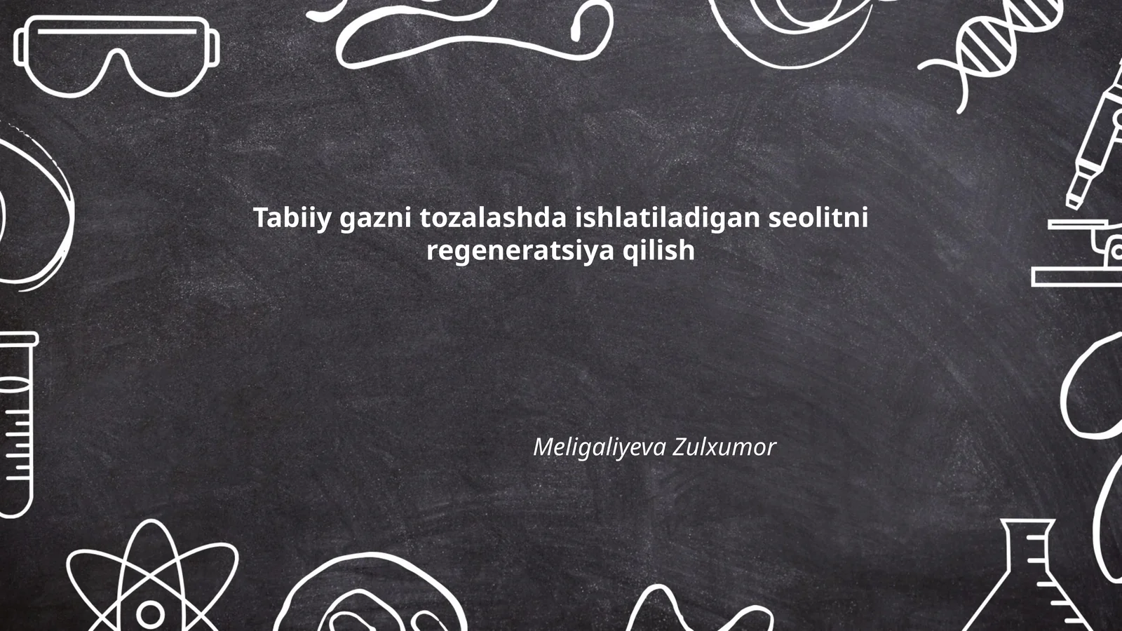 Zeolitlar haqida umumiy ma'lumot