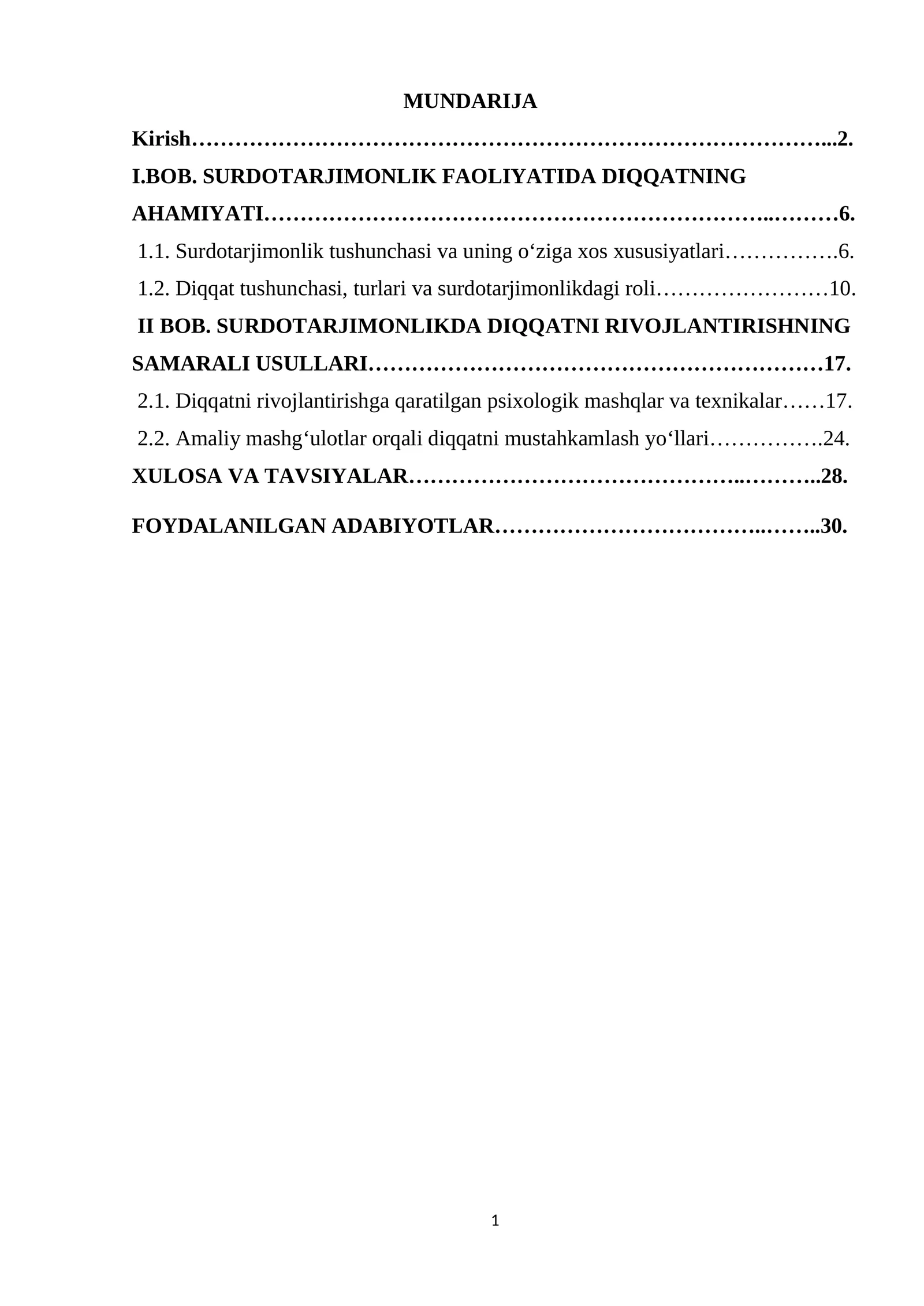 SURDOTARJIMONLIK FAOLIYATIDA DIQQATNING AHAMIYATI