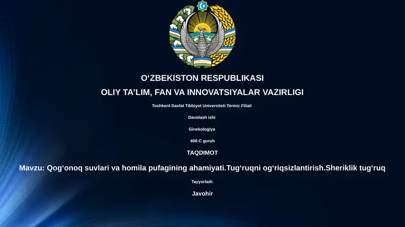Ginekologiya