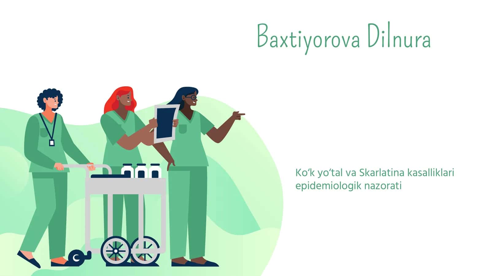Ko‘k yo‘tal va Skarlatina kasalliklari epidemiologik nazorati