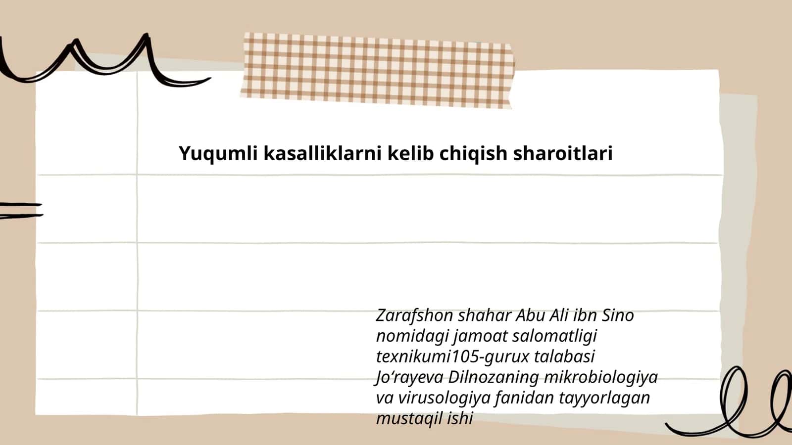Yuqumli kasalliklarni kelib chiqish sharoitlari