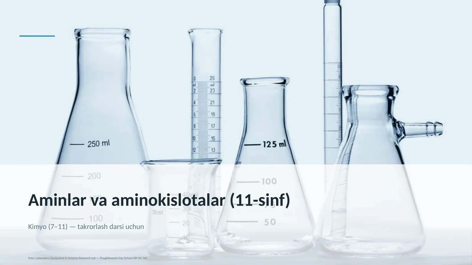 Aminlar va aminokislotalar (11-sinf)