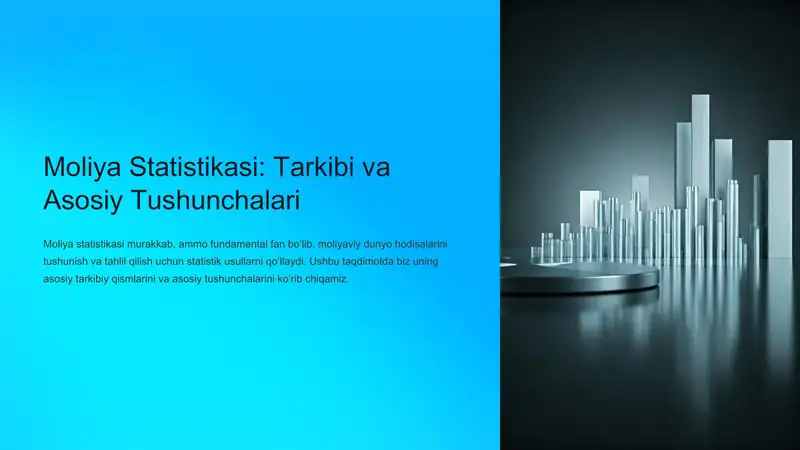 Moliya Statistikasi: Tarkibi va Asosiy Tushunchalari