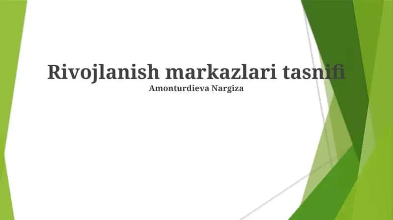 Moliyalash manbalari tasnifi