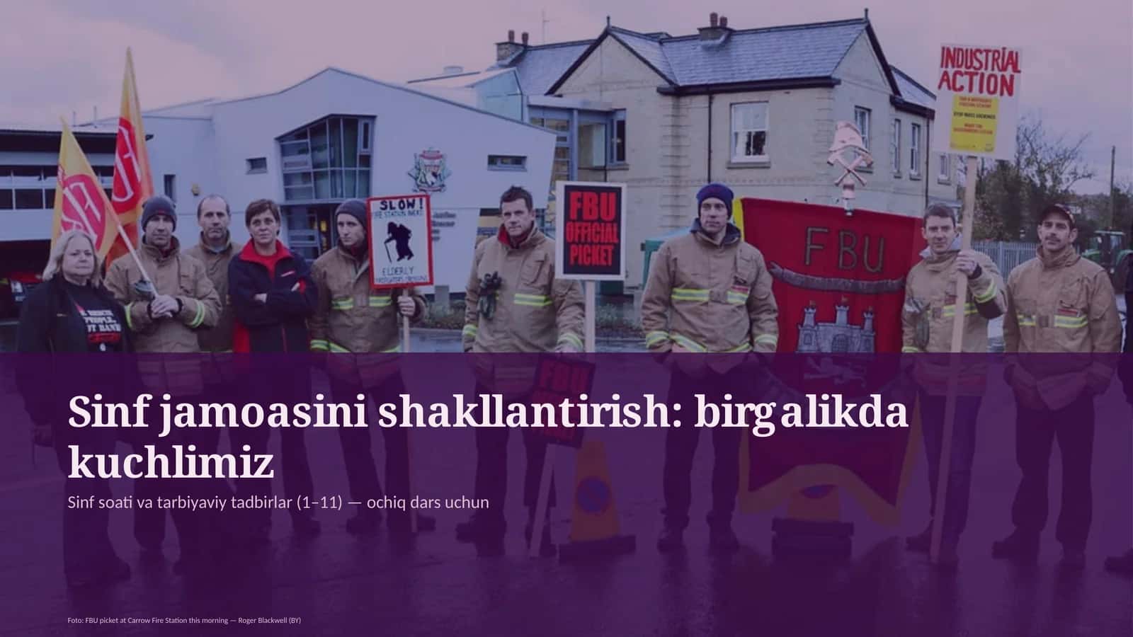Sinf soati va tarbiyaviy tadbirlar (1–11)