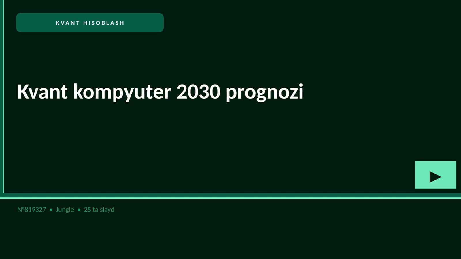 Kvant kompyuter 2030 prognozi