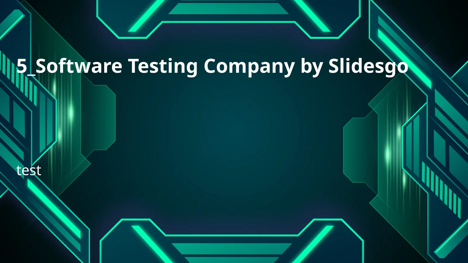 Software Testing Company by Slidesgo