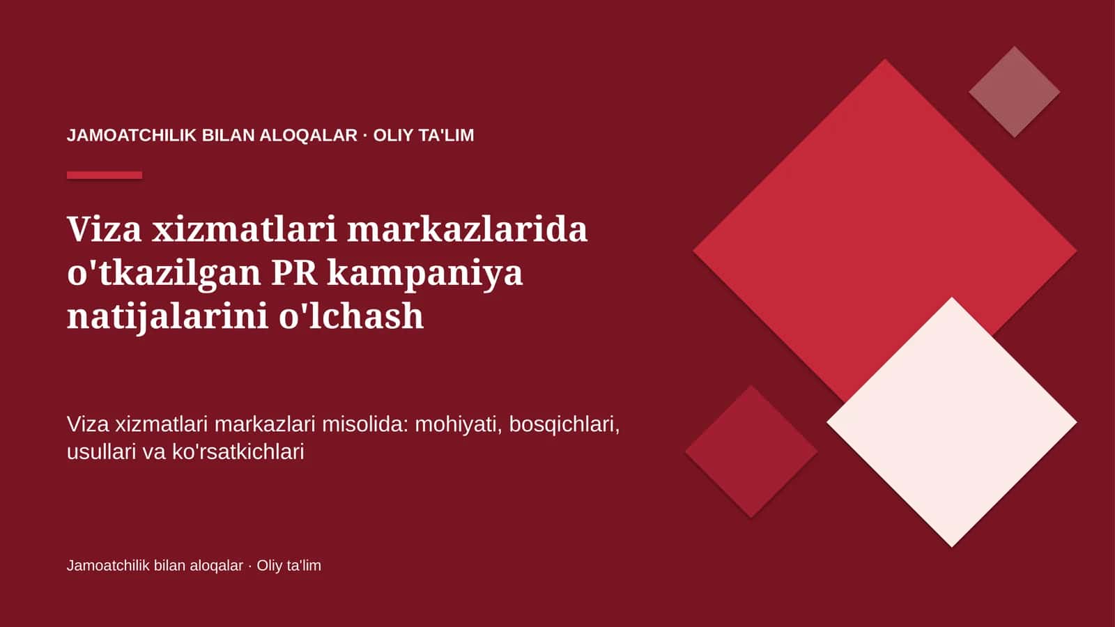 viza xizmatlari markazlarida o'tkazilgan pr kampaniya natijalarini o'lchash 3678