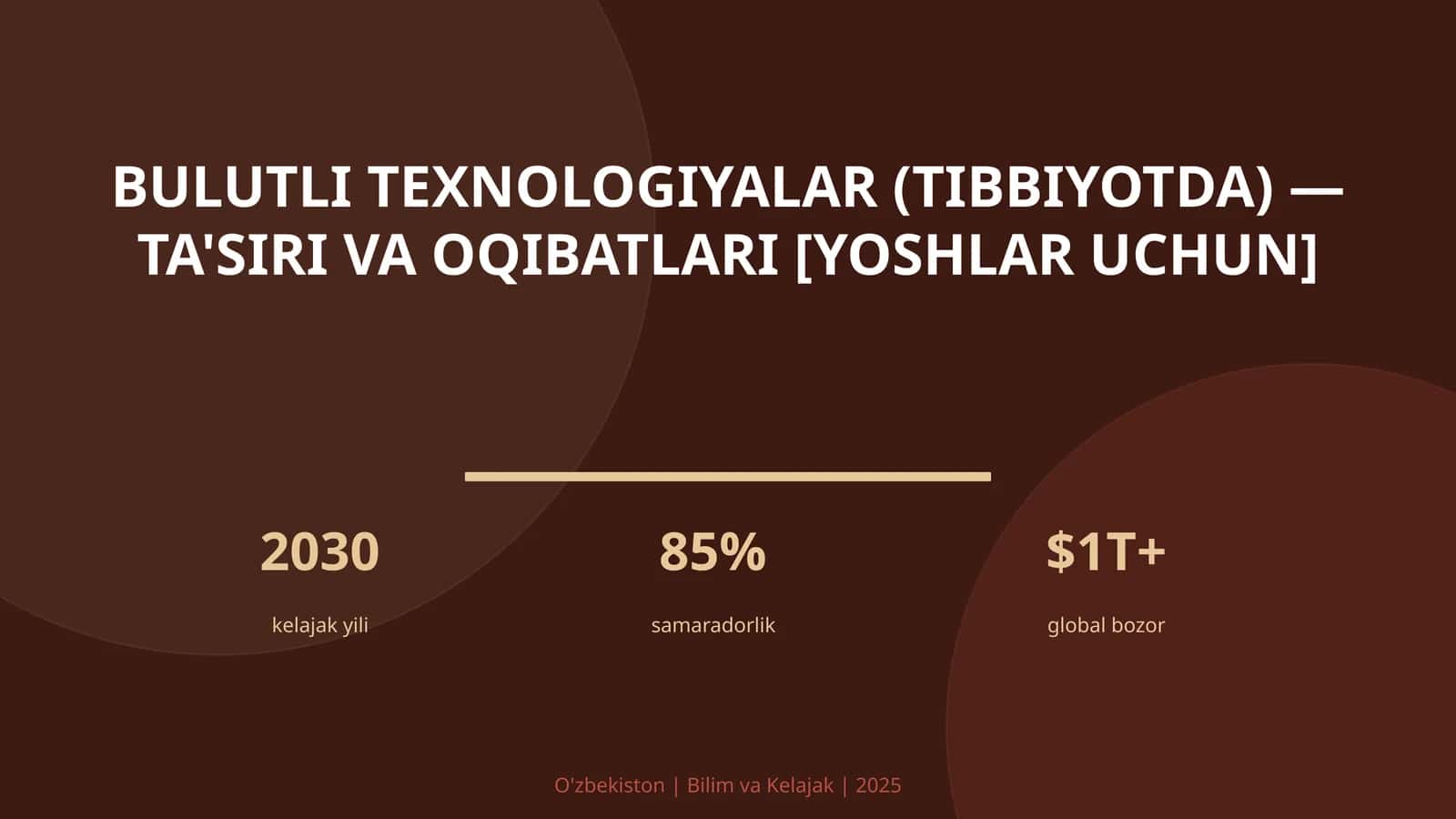 Bulutli texnologiyalar (tibbiyotda) — ta'siri va oqibatlari [yoshlar uchun]