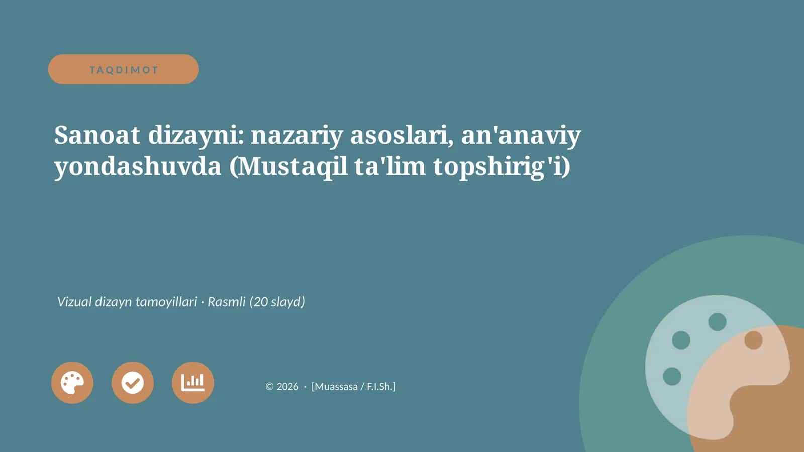 Sanoat dizayni: nazariy asoslari, an'anaviy yondashuvda