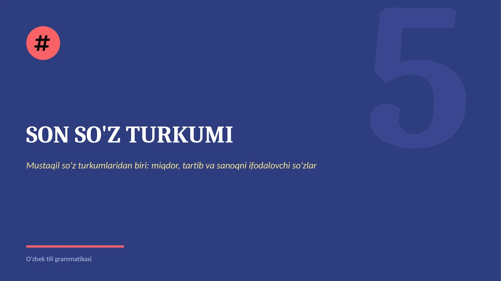 SON SO'Z TURKUMI