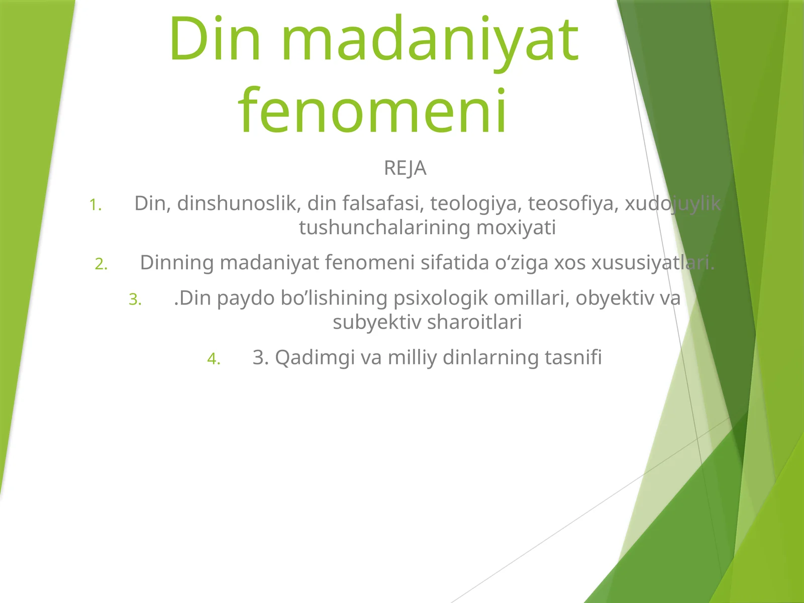 Din madaniyat fenomeni
