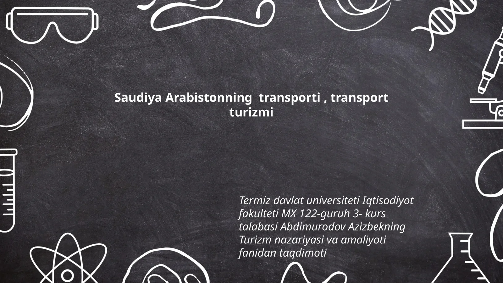 Saudiya Arabistonning transporti, transport turizmi