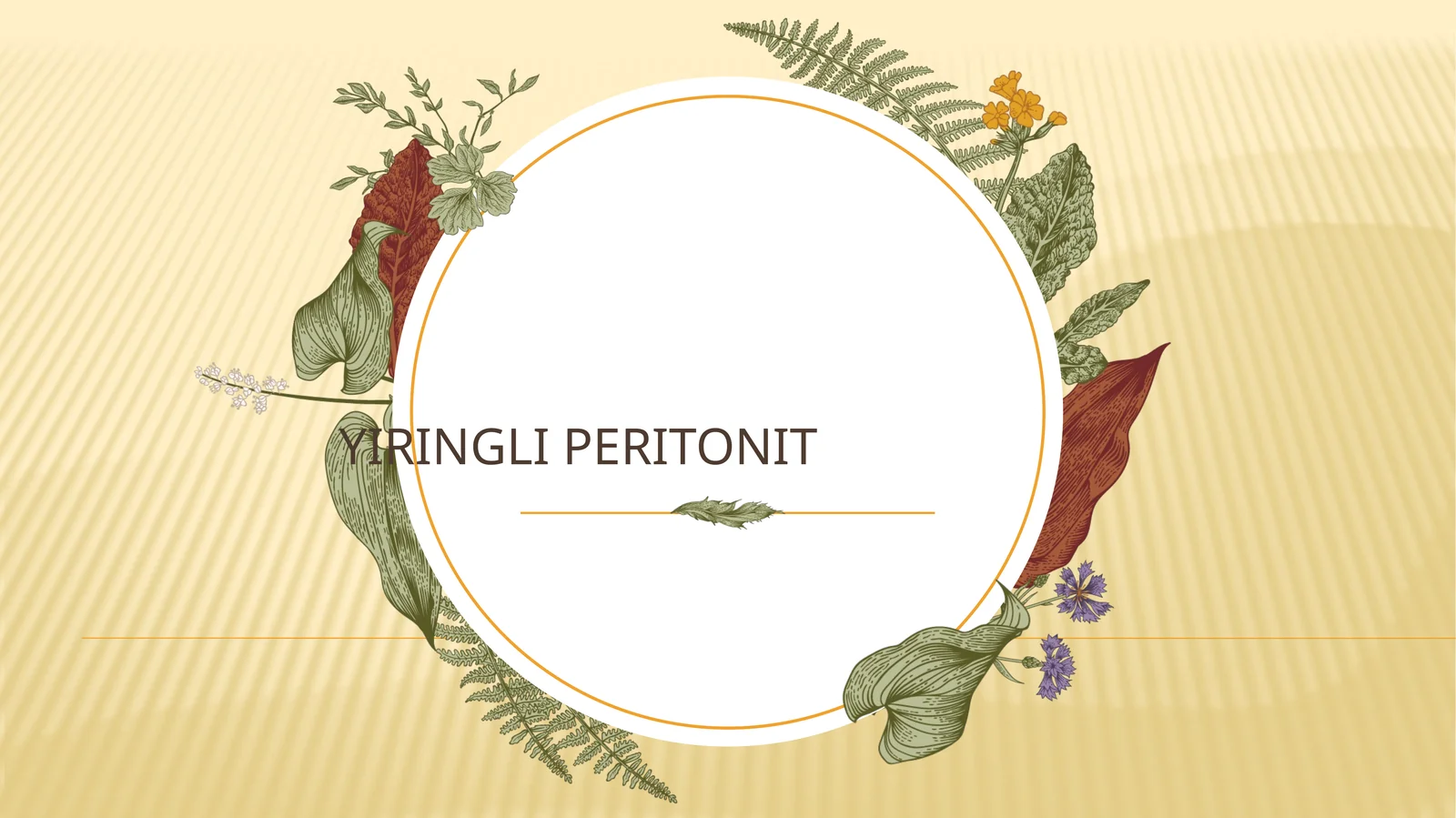 Yiringli peritonit