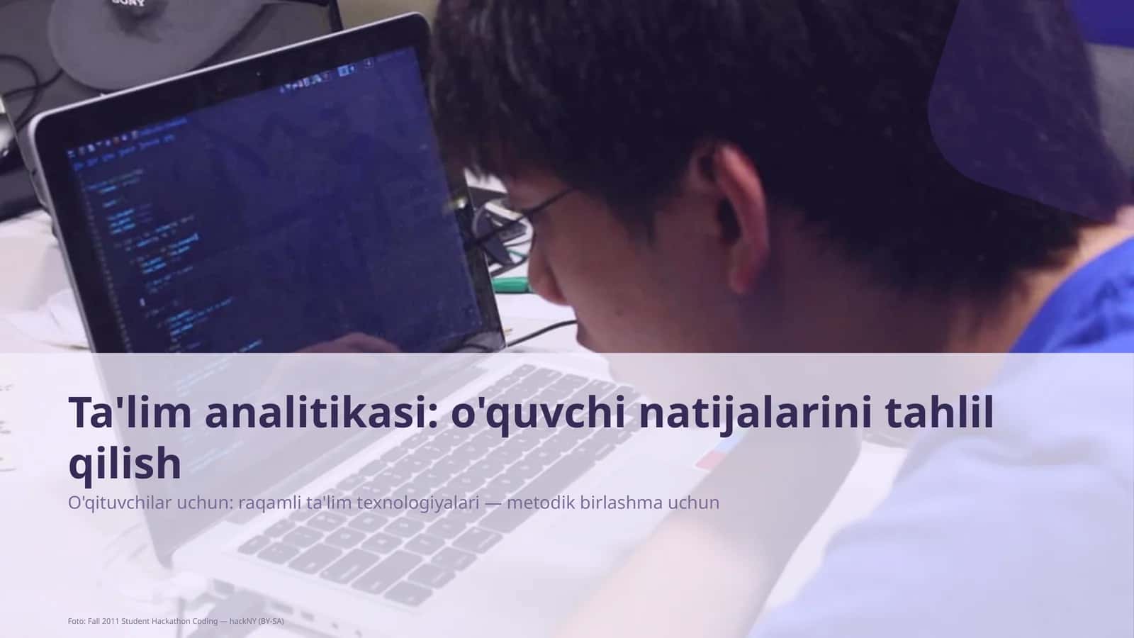 Ta'lim analitikasi: o'quvchi natijalarini tahlil qilish