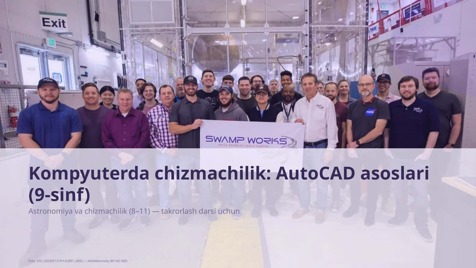 Kompyuterda chizmachilik: AutoCAD asoslari (9-sinf)