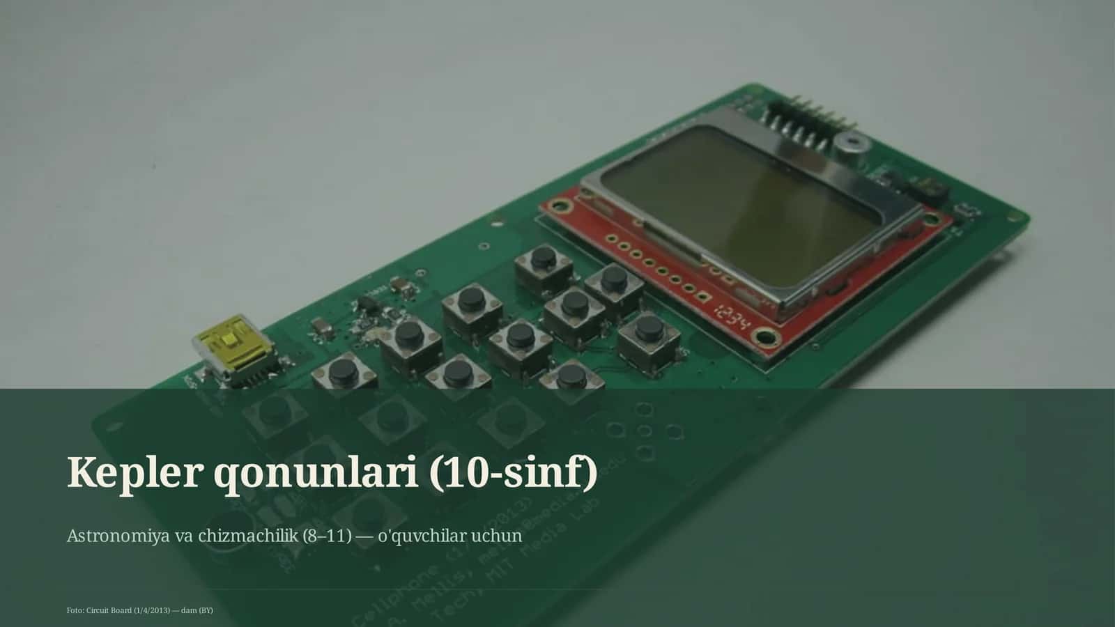 Kepler qonunlari (10-sinf)