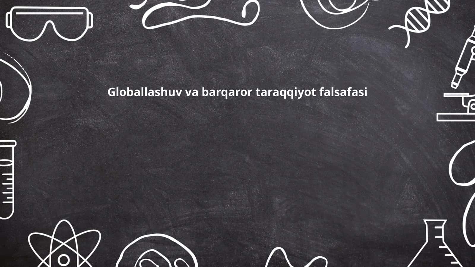 Barqaror Taraqqiyot Falsafasi