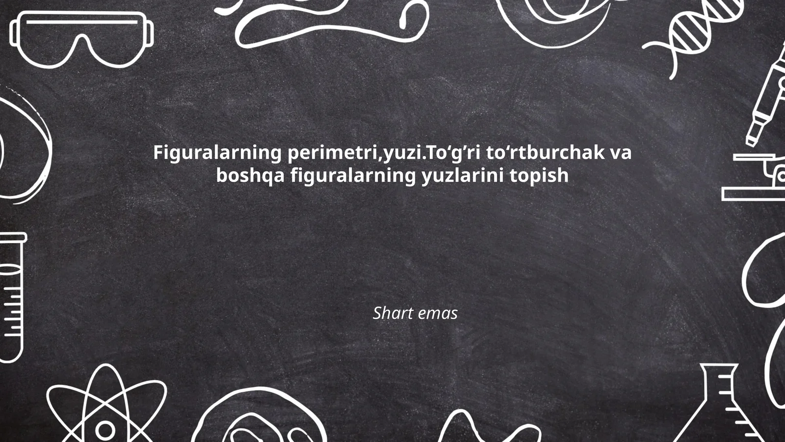 To'g'ri to'rtburchak perimetri va formulasi