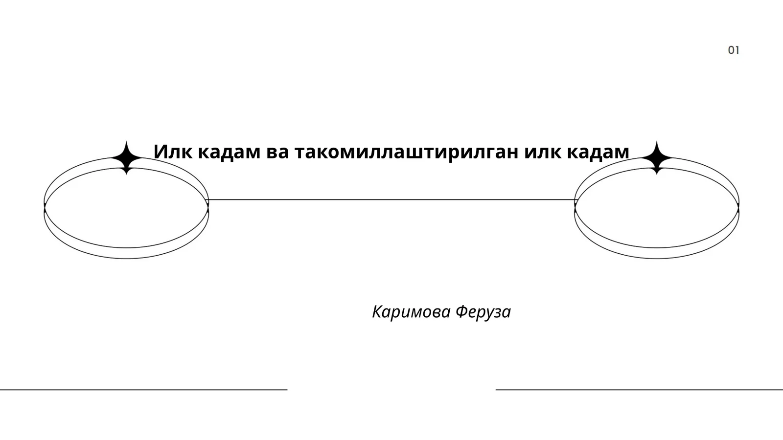 Илк кадам ва такомиллаштирилган илк кадам