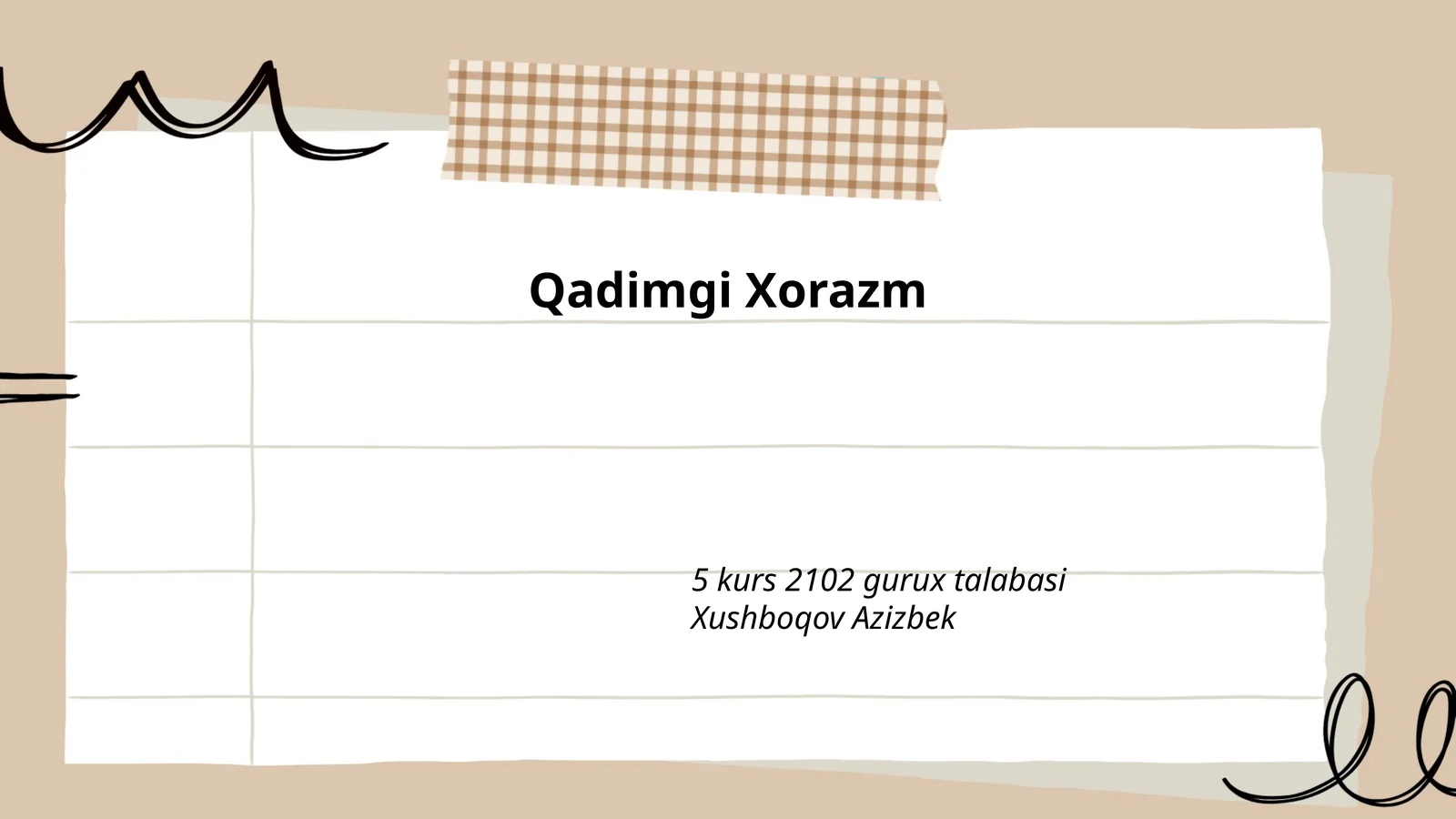 Qadimgi Xorazm