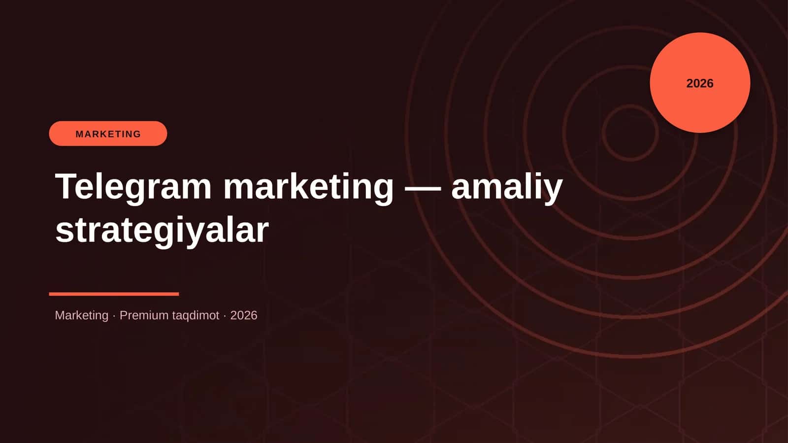 Telegram marketing — amaliy strategiyalar