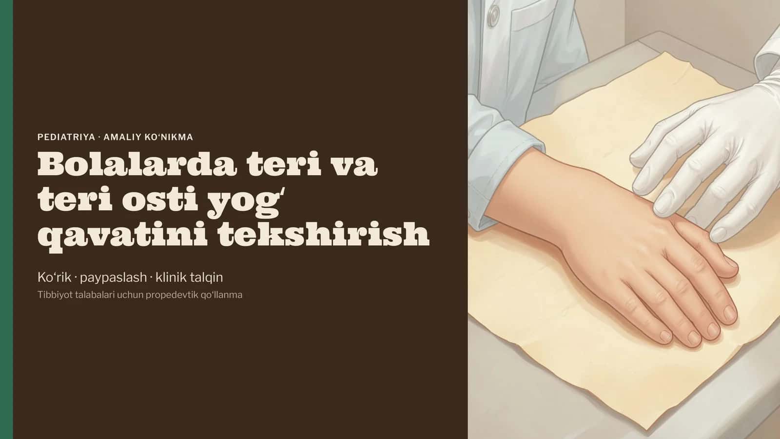 PEDIATRIYA · AMALIY KO'NIKMA