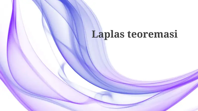 Laplasteoremasi