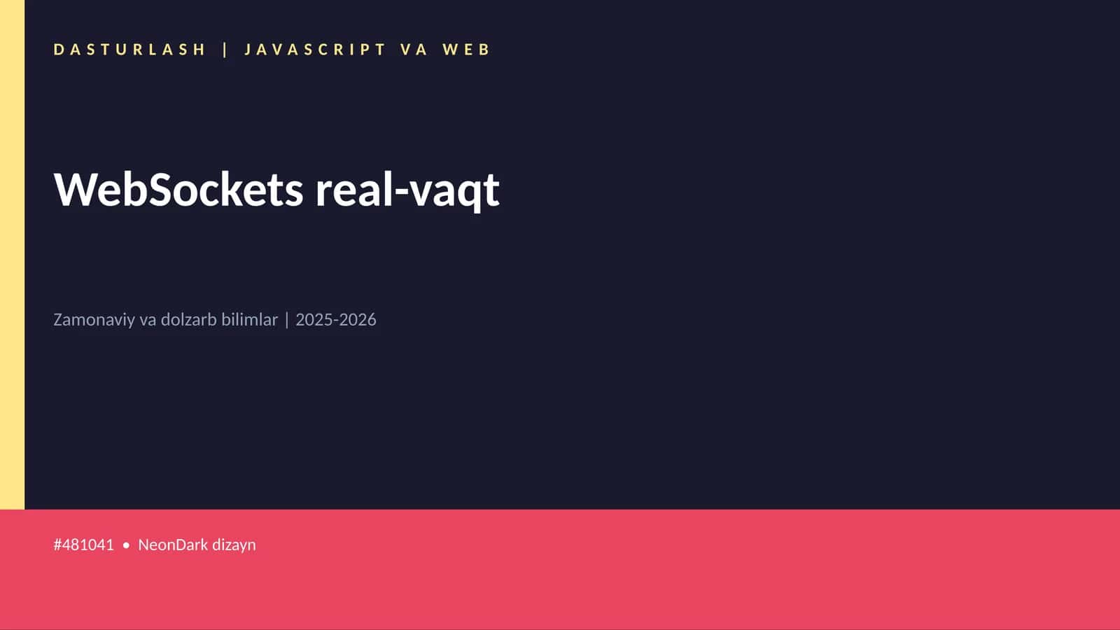 WebSockets real-vaqt