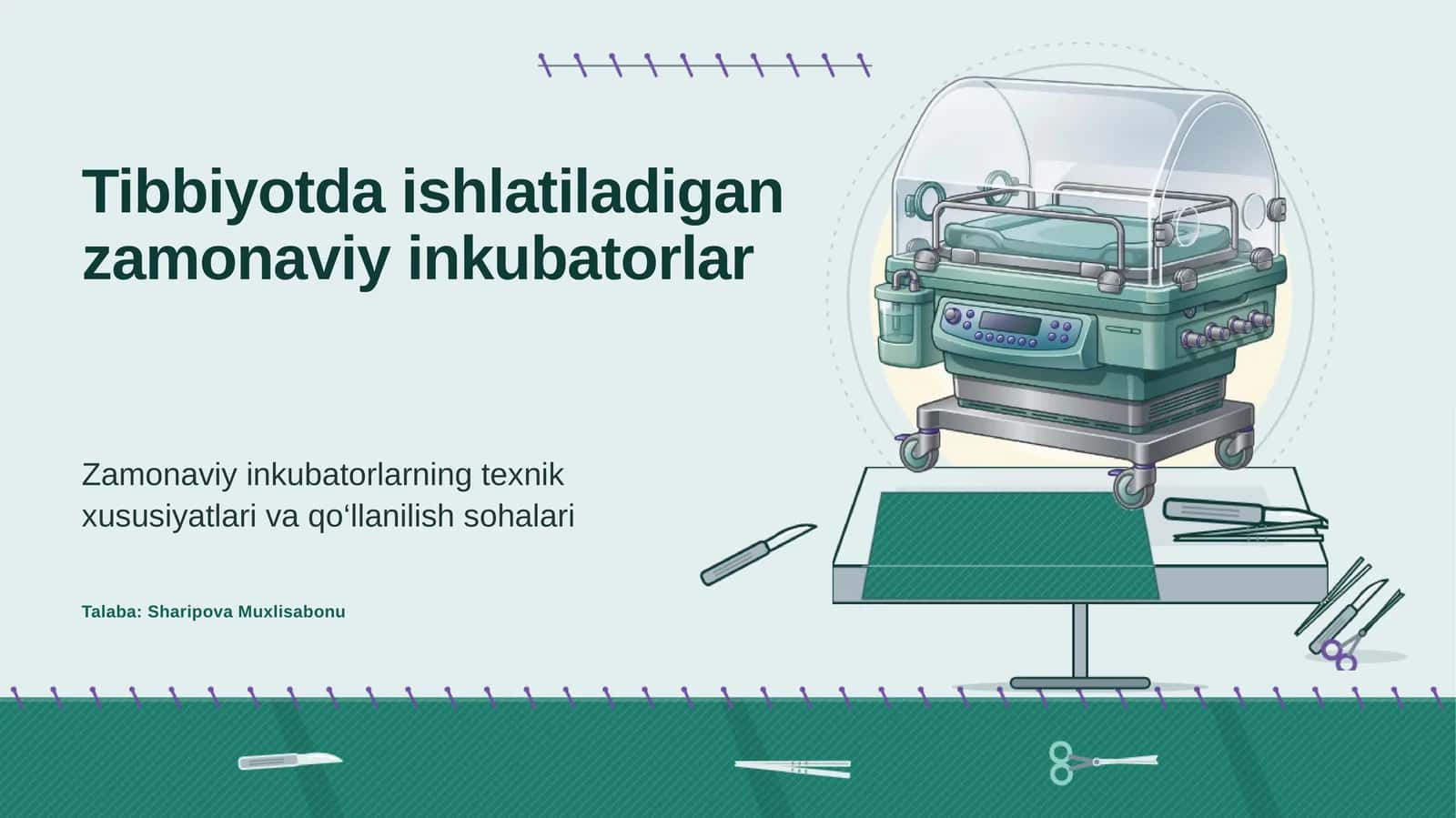 Zamonaviy inkubatorlar