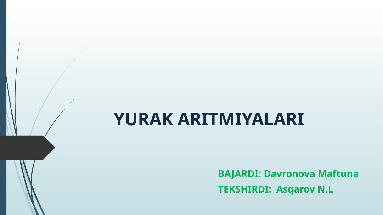 YURAK ARITMIYALARI