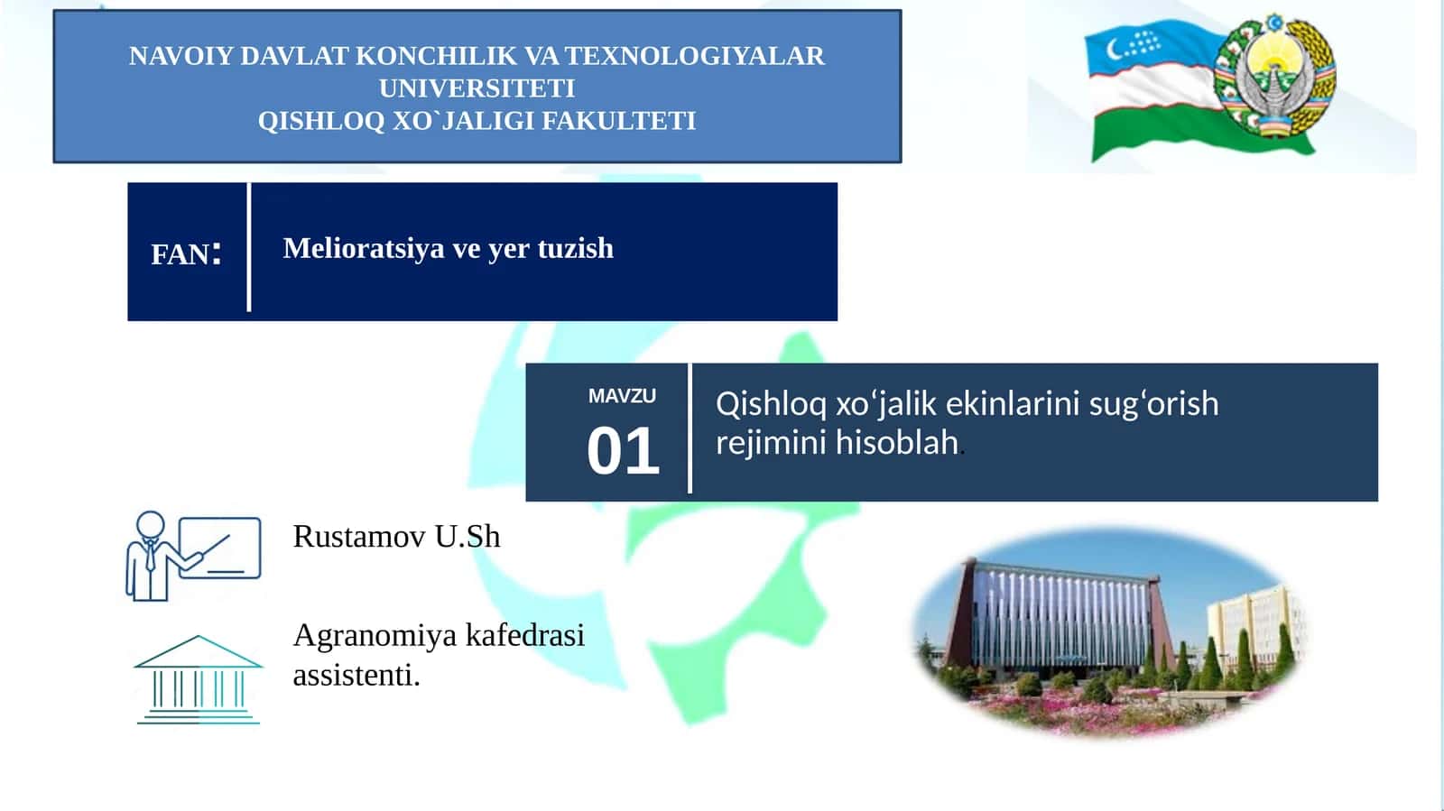 Melioratsiya va yertutish