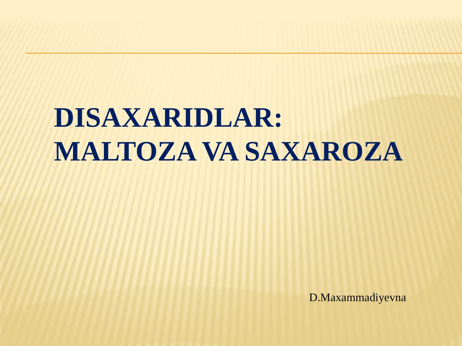 Disaxaridlar