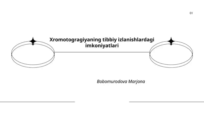 Xromotogragiyaning Tibbiy Izlanishlardagi Imkoniyatlari