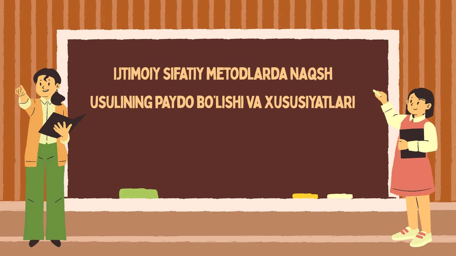 Ijtimoiy sifatiy metodlarda naqsh usulining paydo bo’lishi va xususiyatlari