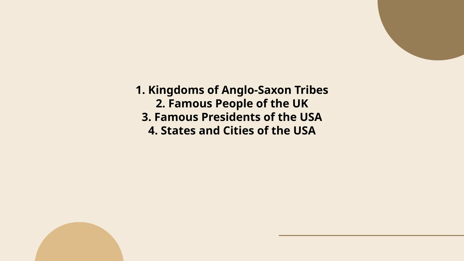 Kingdoms of Anglo-Saxon Tribes