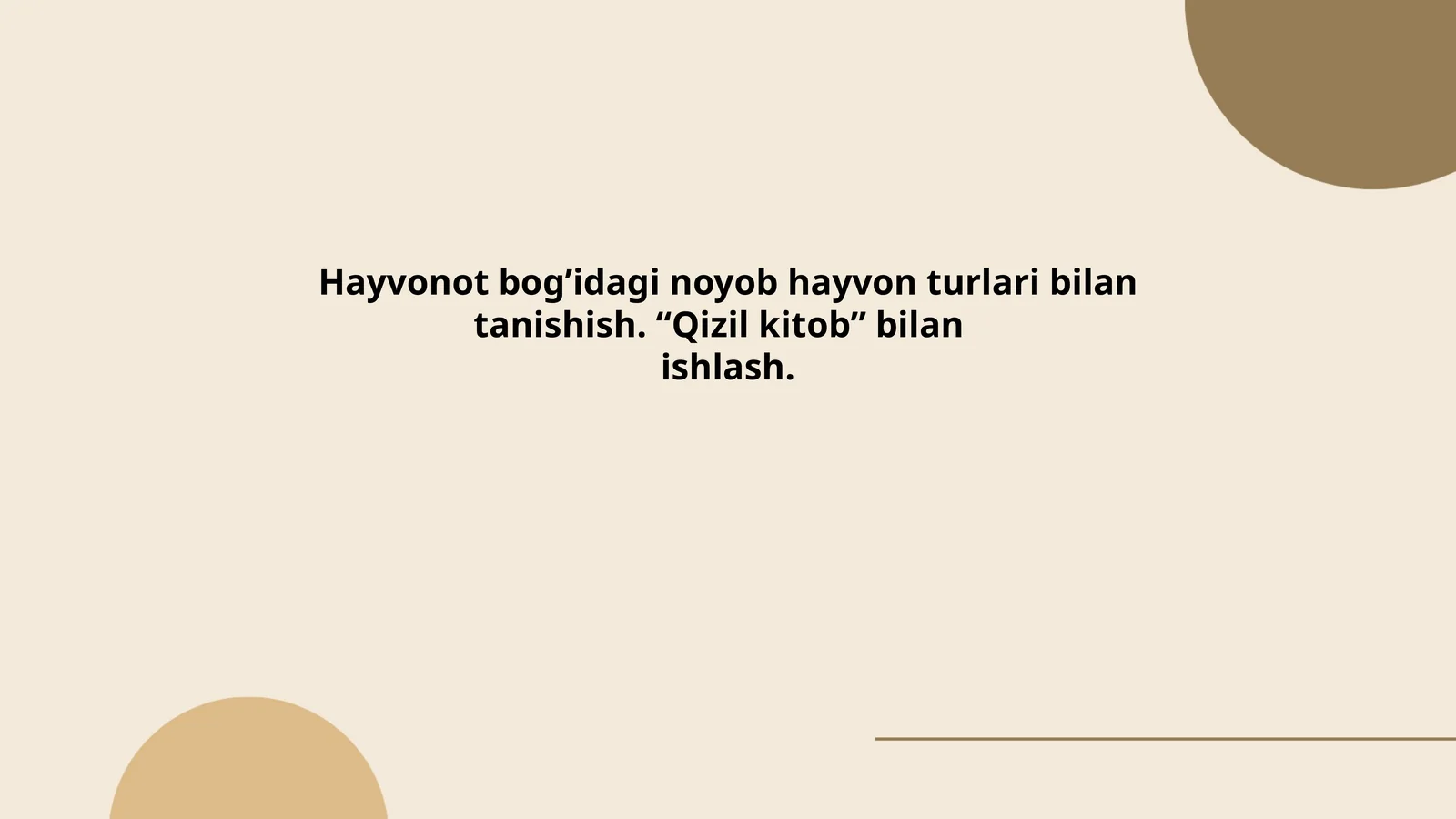 No'yob hayvon turlari tanishish