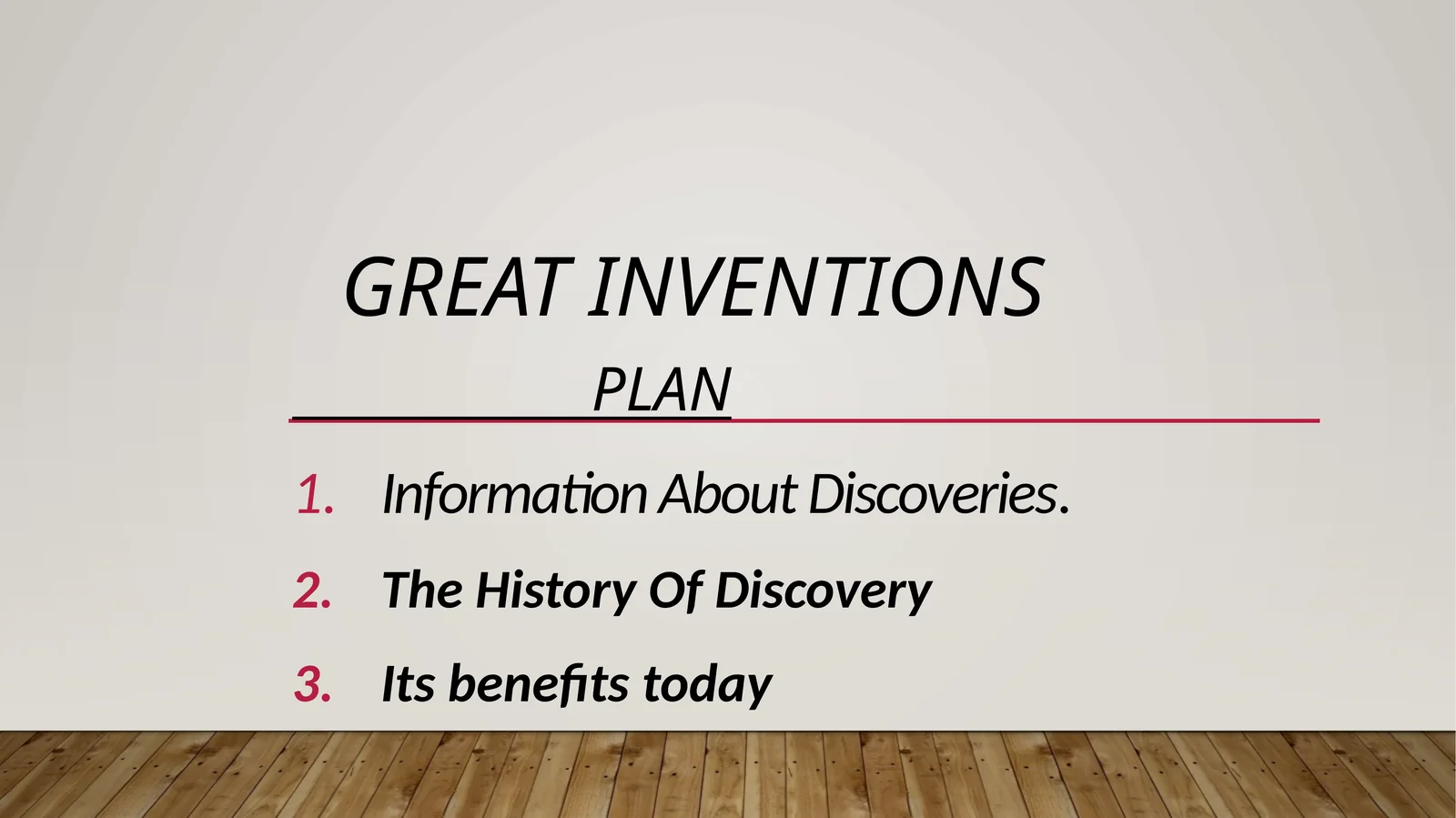 Great Inventions