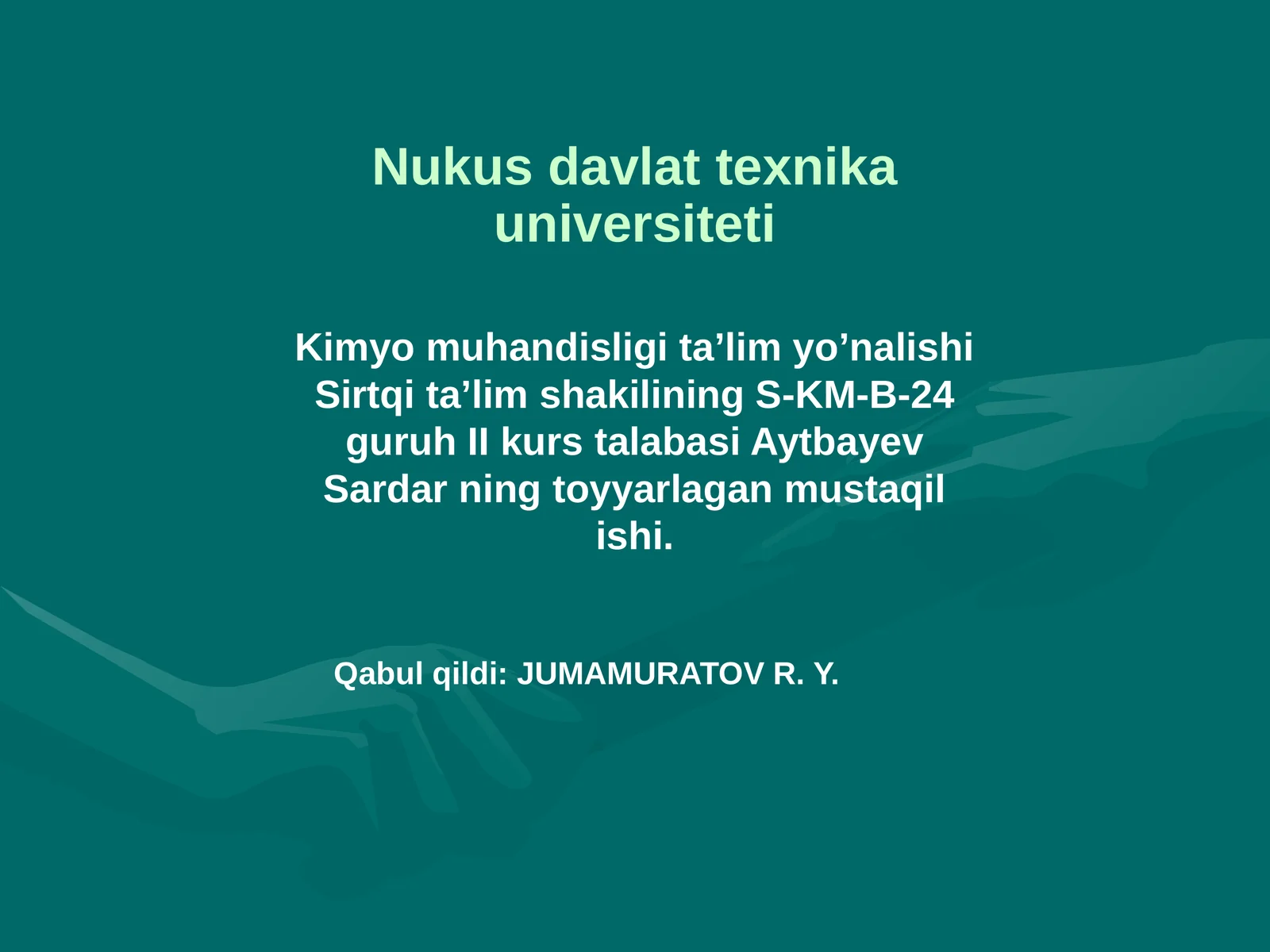 Molekulyar orbitallar va atom tuzilishi nazariyasi
