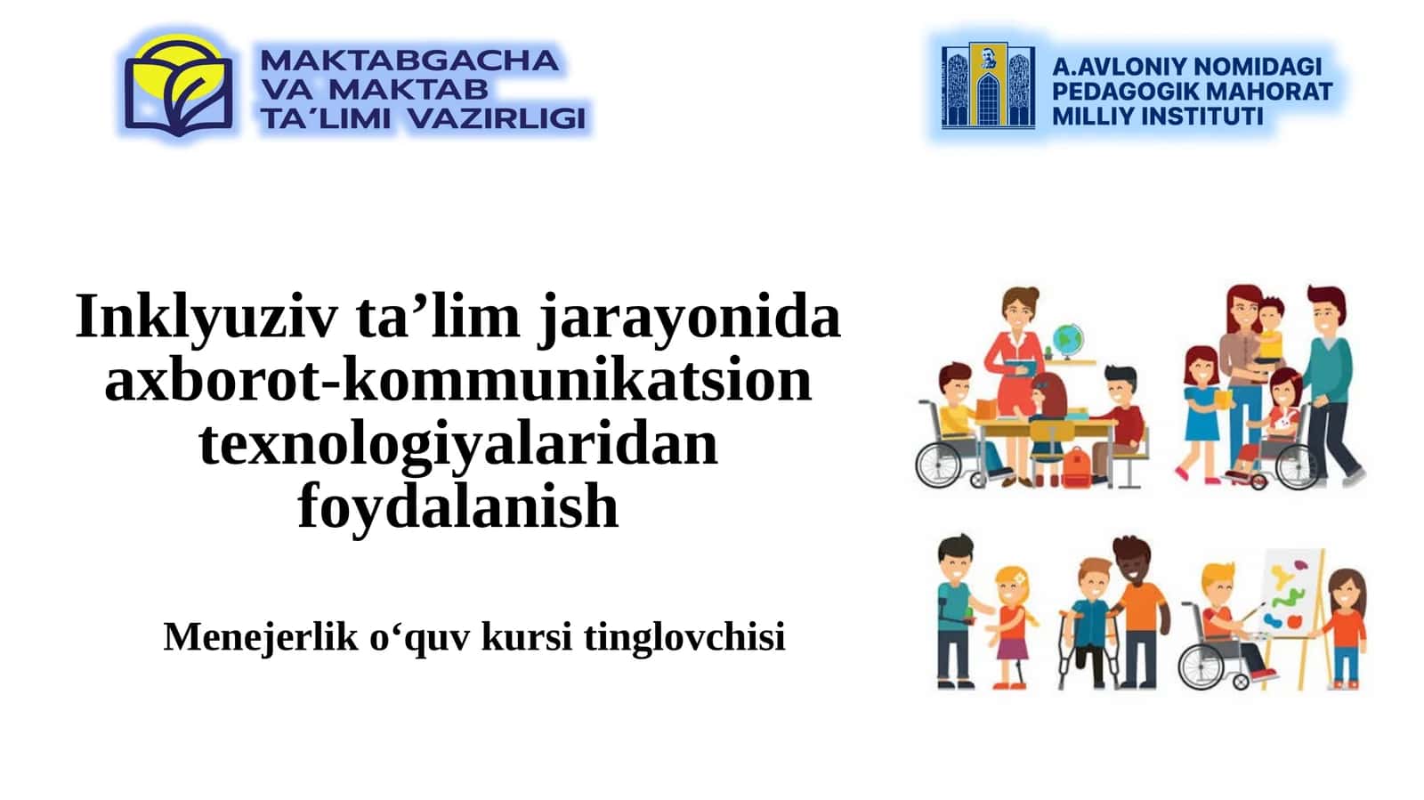 Menejerlik o‘quv kursi tələbələri