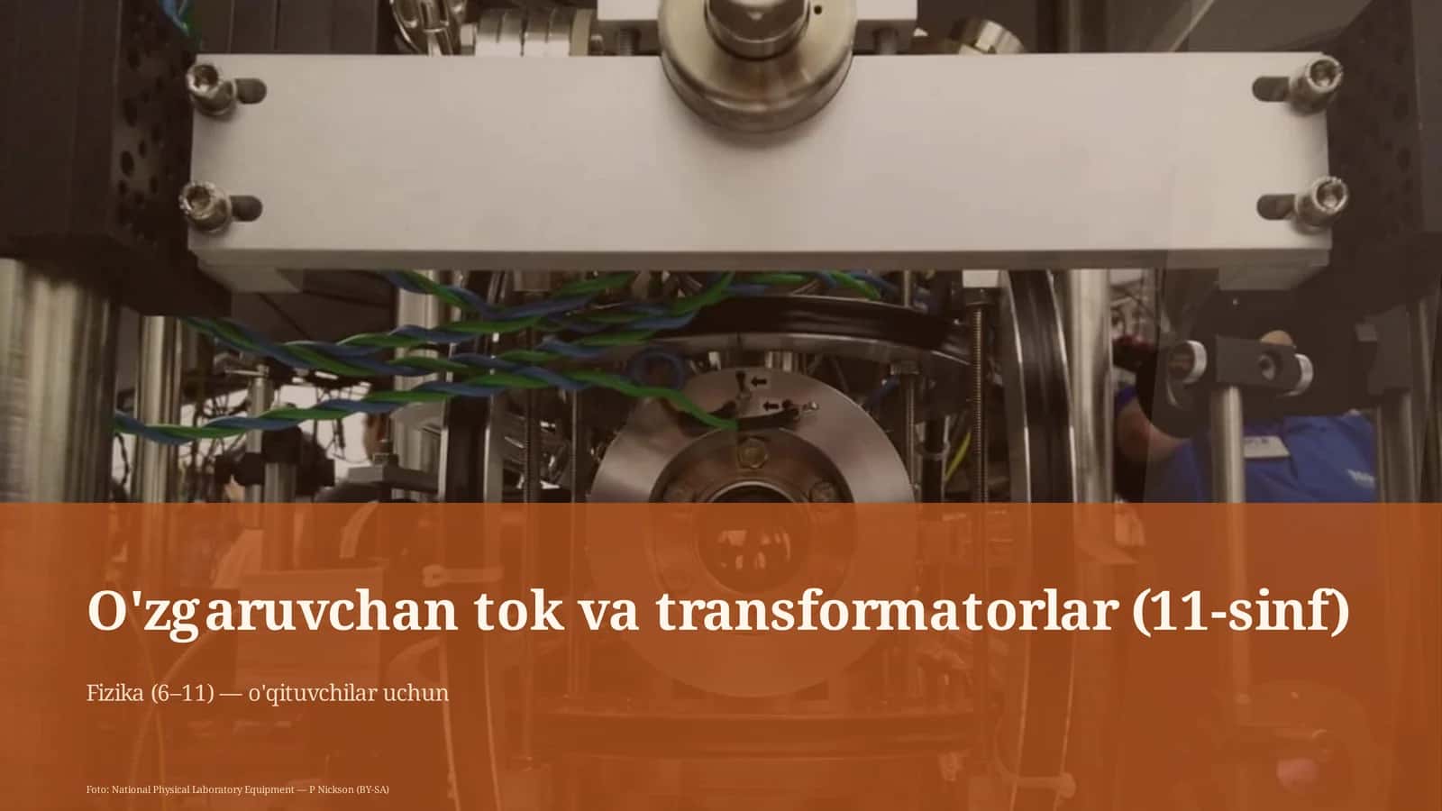 O'zgaruvchan tok va transformatorlar (11-sinf)