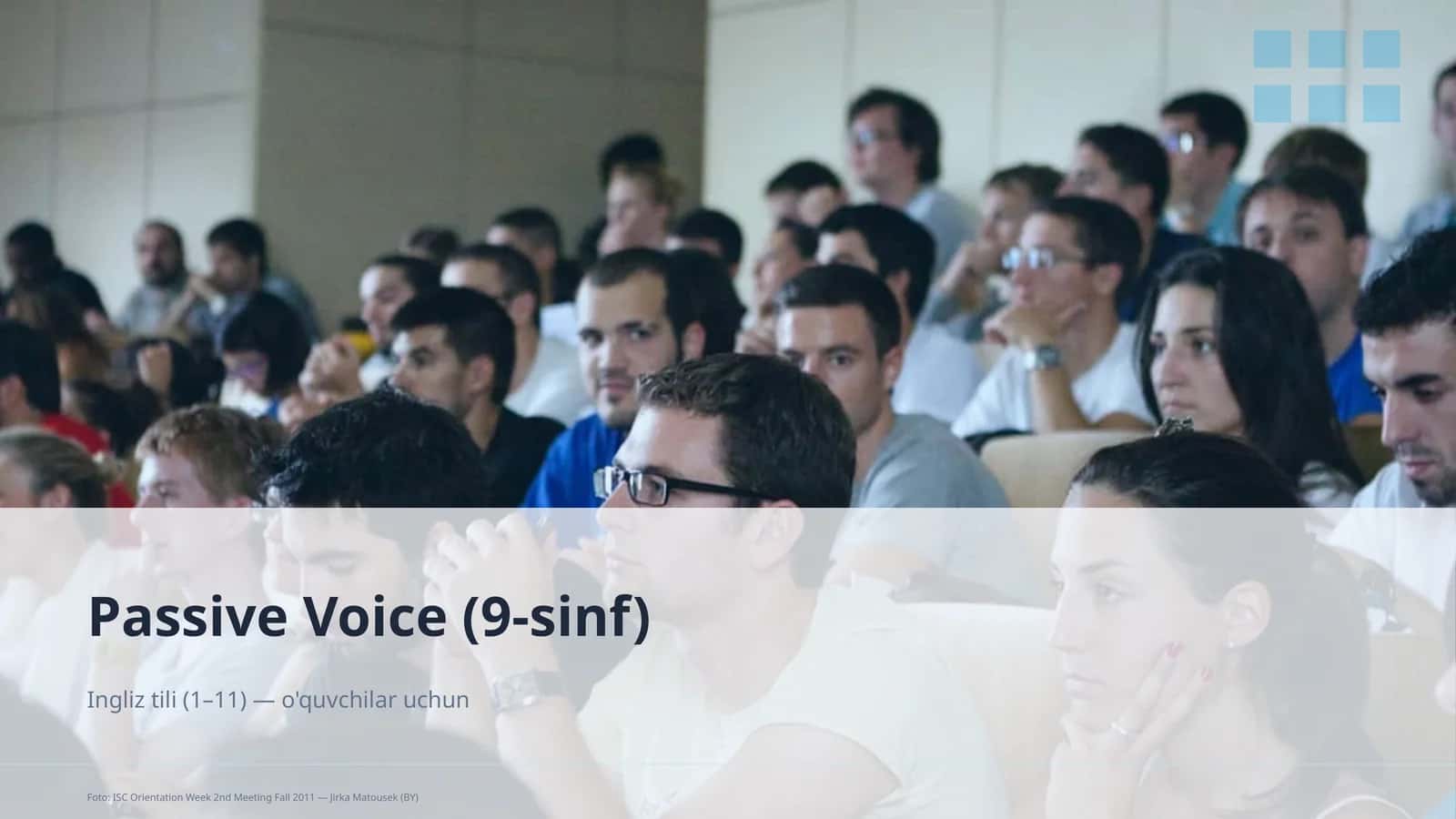 Passive Voice (9-sinf)