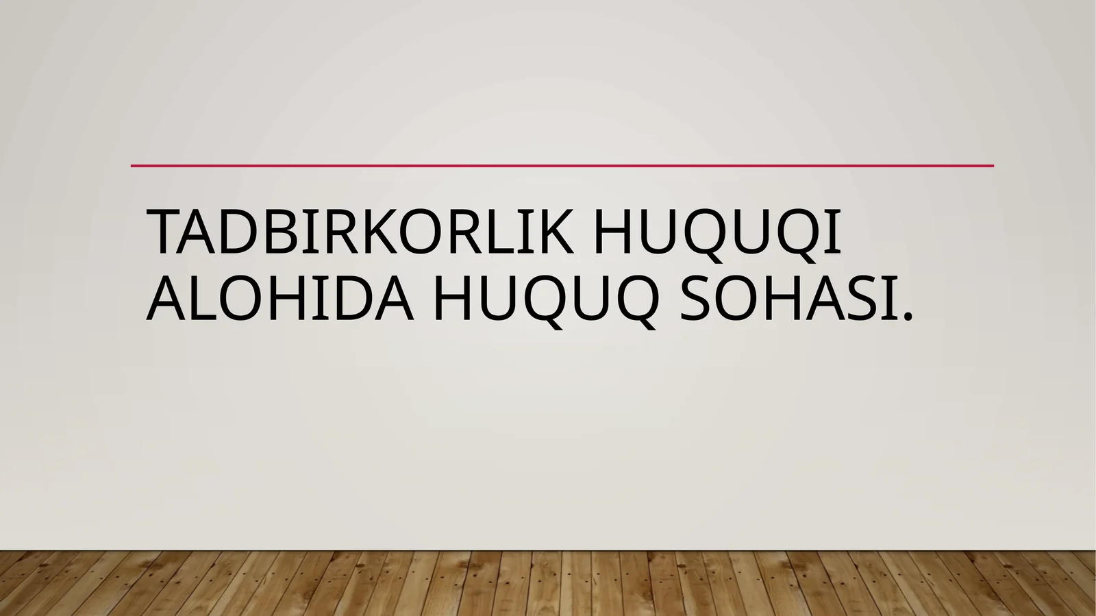 Tadbirkorlik huquqi