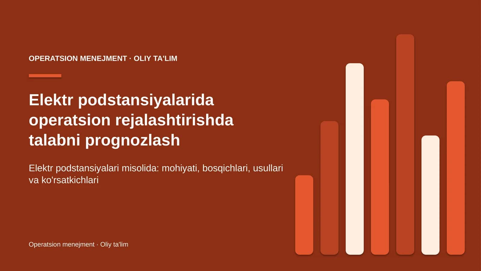 elektr podstansiyalarida operatsion rejalashtirishda talabni prognozlash 8703