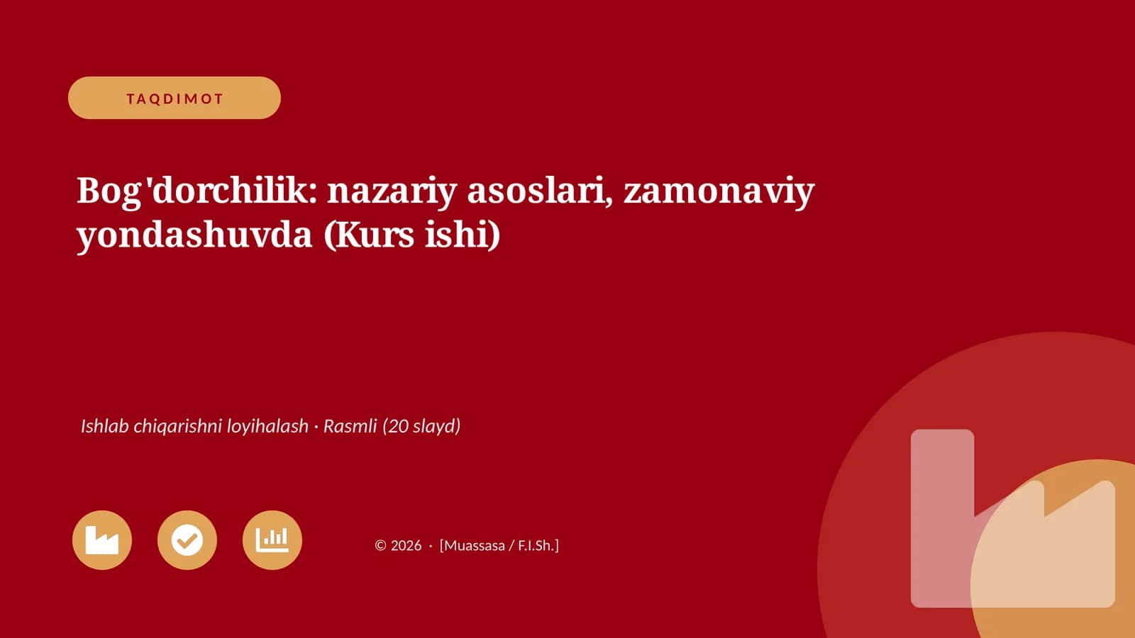 Bog'dorchilik: nazariy asoslari, zamonaviy yondashuvda