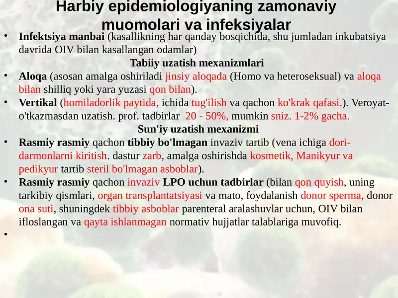 Harbiy epidemiologiya